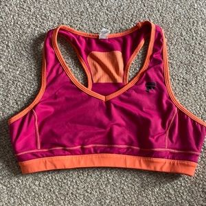 Womens Fila Sport - Sports Bra - Size MEDIUM - Orange & Pink!